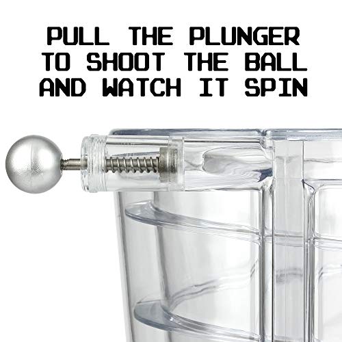 Pinball Pint Glass - Play This Iconic Arcade Game While You Down A Pint - Always Be the Life of the Party With the Newest Drinking Game in Town