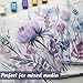 MozArt Supplies Komorebi Japanese Watercolor Paint Set - 40 Colors - Including Metallic and Neon - Artist Quality - Richly Pigmented- Perfect for Artists, Students or Hobbyists