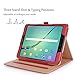 ProCase Galaxy Tab S3 9.7 Case, Stand Folio Case Cover for Galaxy Tab S3 Tablet (9.7 Inch, SM-T820 T825 T827), with Multiple Viewing Angles, Document Card Pocket -Red