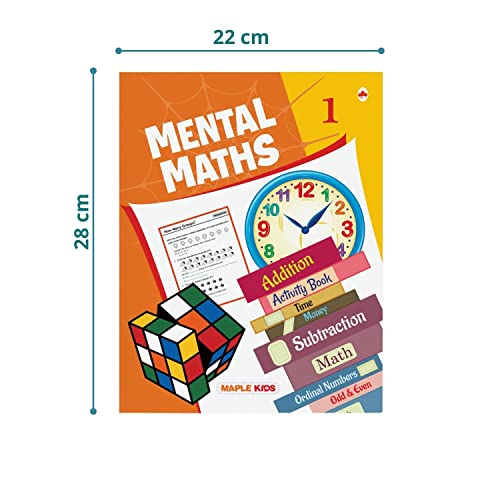 Mental Maths - Mathematics Activity Book 1 for class 1+, Age 5+ Years 3