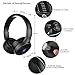 Over Ear Headphones, EIVOTOR Foldable Wireless Headset with Microphone LCD Display Wired and Wireless Mode for iPhone Android Tablet PC