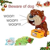 SGILE Novelty Gag Robot Toy, Beware of Barking Dog Prank Toy Gift Board Game for Kids Family Party