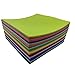 flic-flac 54pcs Felt Fabric Sheet Assorted Color Felt Pack DIY Craft Squares Nonwoven (30cm*30cm)