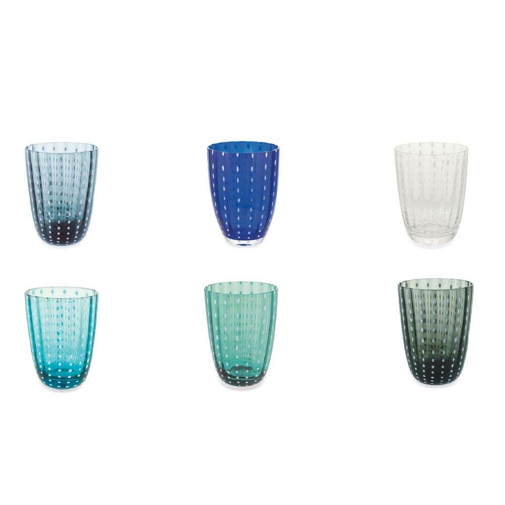 Villa D'Este Home Tivoli 2195173 Set of Water Glasses, Glass