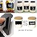 Chalkboard Labels,Liangxiang 108 Pcs Premium Jars Stickers Erasable Reusable Kitchen Tag for spice bottles Candy jar Mason Jars (108 PCS BLACK)