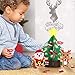 DIY Felt Christmas Tree Set + 32 pcs Detachable Ornaments Xmas Gifts Toys for Christmas Decorations Felties Craft Activities Kits