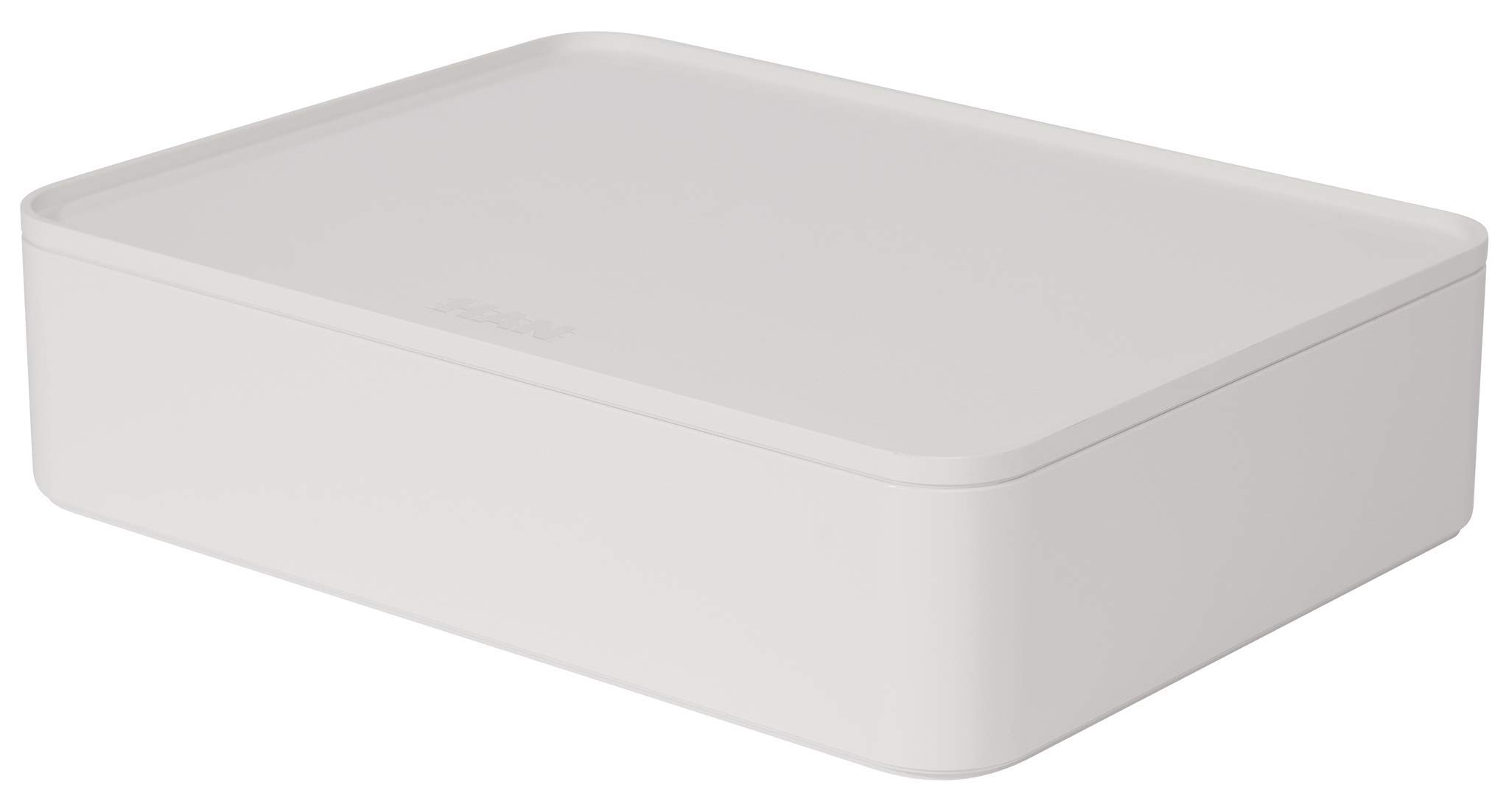 Han 1110-12 ALLISON SMART-ORGANIZER , functional, stackable utensil box with interior tray and lid, Snow White