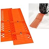 Jazooli Pair Tyre Wheel Grip Traction Mat Tracks for Snow Ice Mud Sand Rescue Car Van x2