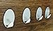 OX Stick On Hooks, Large Stainless Steel Adhesive 4-Pack