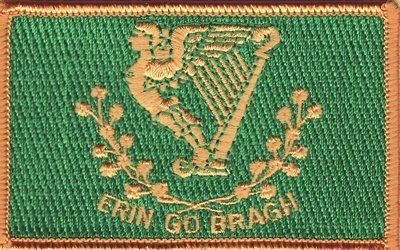 Erin-Go-Bragh iron-on embroidered patch