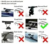 Summit SUM-004 Railing Roof Bars for Flush Rails Aluminium 1.2m Silver view 6
