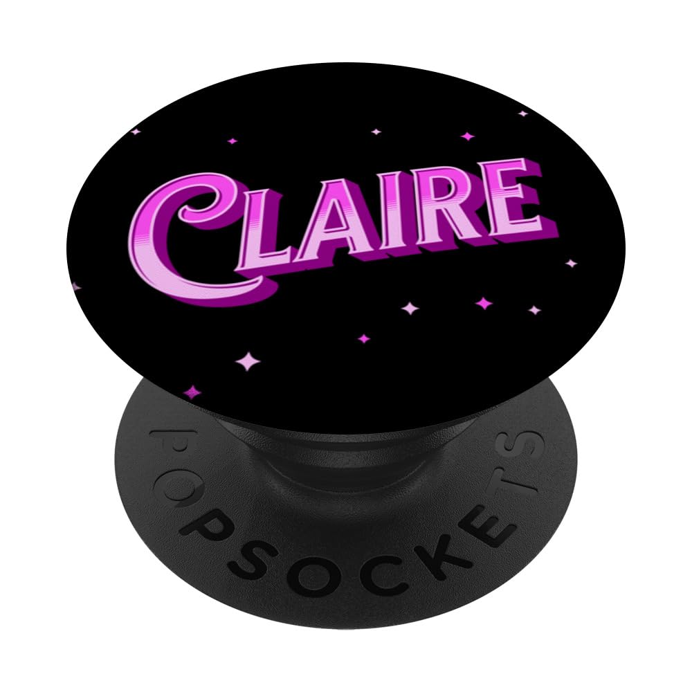 Claire Personalised Name PopSockets Swappable PopGrip