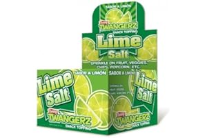 Twangerz Snack Topping, Lime, 1 Gram Packets (Pack of 200)
