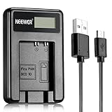 Neewer NW-BCG10 USB Charger for Panasonic DMW-BCG10, DMW-BCG10E, DMW-BCG10PP Battery and Panasonic Lumix DMC-ZS7, DMC-ZS6, DMC-ZS10, DMC-ZS5, DMC-ZS3, DMC-ZS8, DMC-ZS1, DMC-ZR3, DMC-ZR1