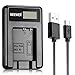 Neewer NW-BCG10 USB Charger for Panasonic DMW-BCG10, DMW-BCG10E, DMW-BCG10PP Battery and Panasonic Lumix DMC-ZS7, DMC-ZS6, DMC-ZS10, DMC-ZS5, DMC-ZS3, DMC-ZS8, DMC-ZS1, DMC-ZR3, DMC-ZR1