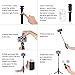 VANZAVANZU Selfie Stick with Tripod and Detachable Wireless Remote for iPhone x xr xs max 6 6s 7 8 Plus Samsung Phone Galaxy s8 s9 s10 j7 Note 9 8 （Black）