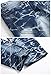 Men's Stylish Camo Printed Straight Fit Stitching Moto Biker Blue Jeans