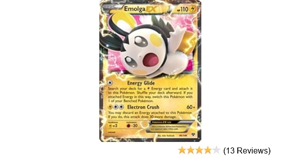 Pokemon Emolga Ex 46146 Xy Holo