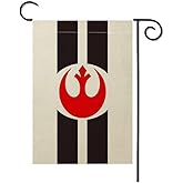 ZXvZYT Rebel Alliance Garden Flag Countries Flags Banner Double Sided Flax Outdoor Yard Decorative(12"x 18")