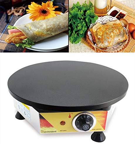 Amazon Hanchen Np 5 電気クレープ焼き器 クレープメーカー F395mmプレート パンケーキ 木製トンボ付き 業務用 2v Hanchen ホットプレート グリル鍋 通販