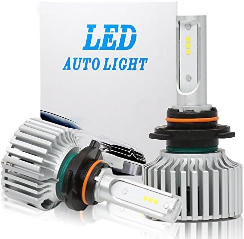 Selo 9005(HB3) LED Headlight Bulb Conversion Kit T5 series 9005 Headlight Bulb Low Beam / High Beam / Fog Light Bulbs - Extremely Bright 6xCSP LED Headlight Chips-84W 6000K Cool White