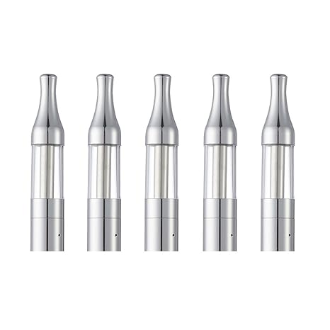 Verdampfer Mini Protank für EVOD E-Zigarette/E-Shisha 1,8ml, 2.4±0.2 ohm, Transparent 5er Pack ohne Nikotin KUBO