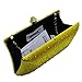 DMIX Womens Crystal Evening Clutch and Evening Bags with Sparkle Rhinestone Diamonds for Ladies Wedding Prom Evening Purse Yellow