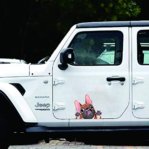 image for Fochutech Car Decals Funny, Dog Decal/Cute Car Stickers, Waterproof Vi