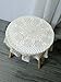 Laivigo New Handmade Crochet Cotton Lace Round Table Cloth Doilies Doily,24 Inch,Beige