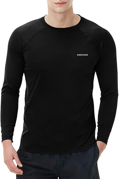Ogeenier Camisetas Manga Larga Transpirables de Secado Rápido para ...
