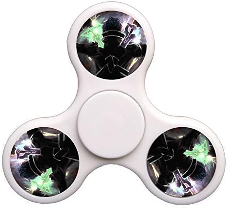 GGGfight-For sword art online Fidget Spinner High Speed Bearing ADHD Focus Anxiety Relief Toys for Children and Adults-white