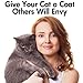 barkOutfitters Cat Slicker Brush, Quick Self-Cleaning Pro Quality Grooming Comb for Cats