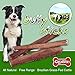GigaBite 6 Inch Odor-Free Bully Sticks (5 Pack) - USDA & FDA Certified All Natural, Free Range Beef Pizzle Dog Treat - By Best Pet Supplies