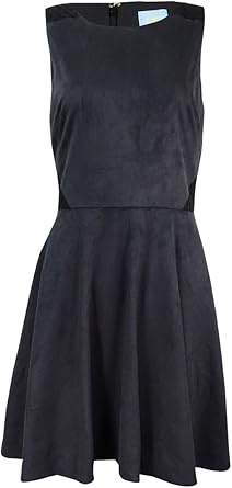 suede skater dress