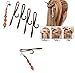 CCbeauty® Magic TWIST N CLIP For Women Hair, 4 Hairpin Clips + 1 Tassel Tail