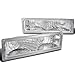Spec-D Tuning LB-C1094-RS Chevy GMC C/K Silverado Sierra Bumper Lights Chrome