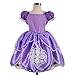 Dressy Daisy Girls' Princess Dress Up Costume Cosplay Halloween Xmas Fancy Party Dresses Size 4T 62