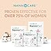 NannoPad Super - Certified Organic Cotton - Naturally Relieve Your Discomfort - No Fragrances, Chemicals or Dyes - Odor-Control and Breathable 1 Pack (20 Pads) Nannocare