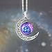 GBSTORE Galaxy Necklace Hollow Out Crescent Star Galactic Cosmic Moon Charm Necklaces