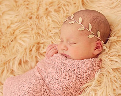 Gold leaf wrap with pink swarovski rhinestones
