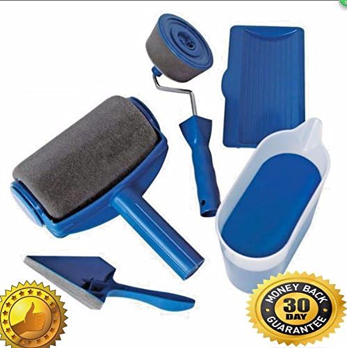 DNDJ Paint Runner Pro Roller Brush Handle Tool 5 Pieces, Paint Roller Tool Kit For Wall And Ceiling Paint Transform Any Room In Minutes