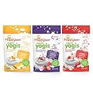 Happy Baby Organic Yogis Freeze-Dried Yogurt & Fruit Snacks, 3 Flavor Variety Pack,1 Ounce