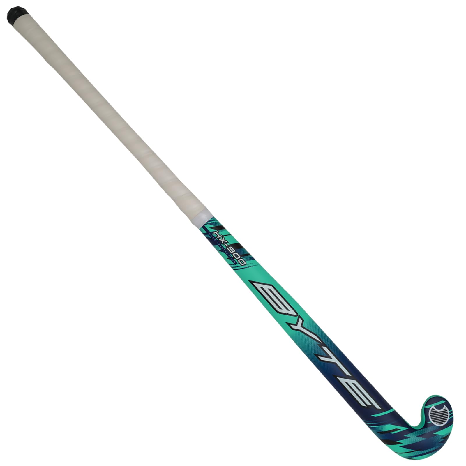 BYTE HX900 WOODEN OUTDOOR HOCKEY NAVY/TEAL (28'' LIGHT)