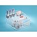 InterDesign Rain Cosmetic Organizer for Vanity Cabinet to Hold Makeup, Beauty Products - 1 Drawer, Clear