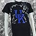 UK Highlight University of Kentucky Wildcats Logo on a Black Short Sleeve T Shirt