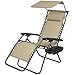 PayLessHere Zero Gravity Chairs 2 Set Lounge Patio Chairs with Canopy Cup Holder