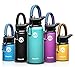 WaterFit Vacuum Insulated Water Bottle - Double Wall Stainless Steel Leak Proof BPA Free Sports Wide Mouth Water Bottle - Travel Straw Lid or Narrow Lid Mug –12 to 32oz -5 Colors with Paracord Handle
