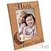 KATE POSH - Nana I Love You to the Moon and Back Engraved Natural Wood Picture Frame, Mother's Day Gifts for Grandma, Birthday Gifts, Best Grandma Ever, Granddaughter & Grandson (4x6-Vertical)