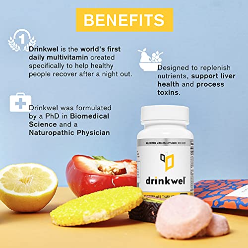 Drinkwel Better Mornings Premium Multivitamin Supplement Liver