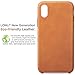 LONLI Basic | New Innovation Eco-Friendly Leather Case | Japanese Microfiber, Anti-Scratch Coating and Waterproof (Caramel Basic, iPhone X)